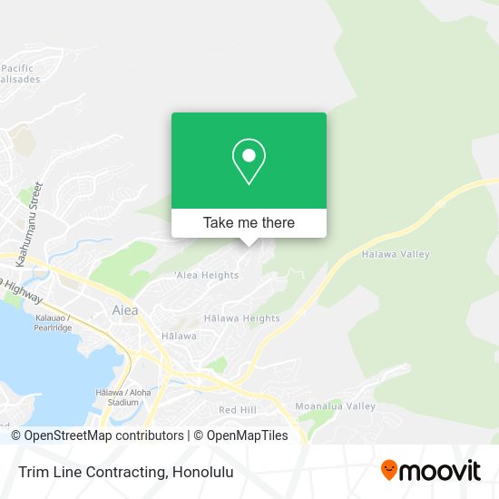 Trim Line Contracting map