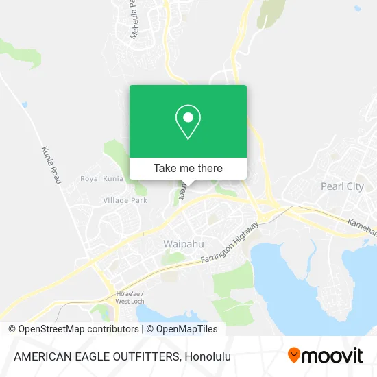 AMERICAN EAGLE OUTFITTERS map