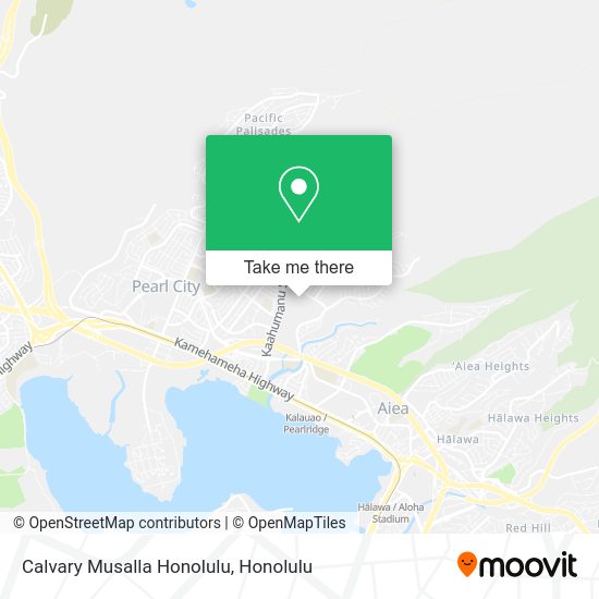Calvary Musalla Honolulu map