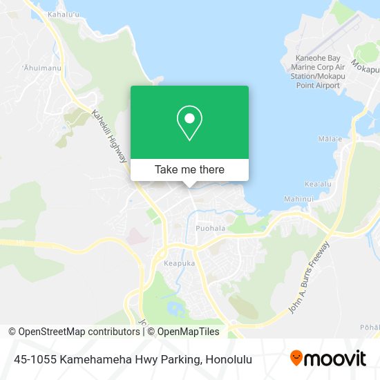 45-1055 Kamehameha Hwy Parking map