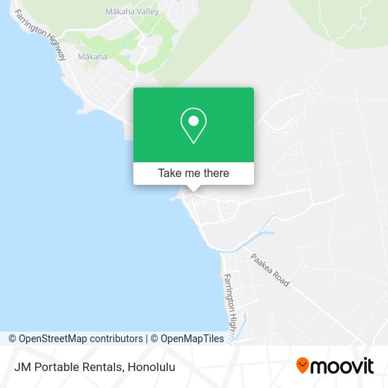 Mapa de JM Portable Rentals