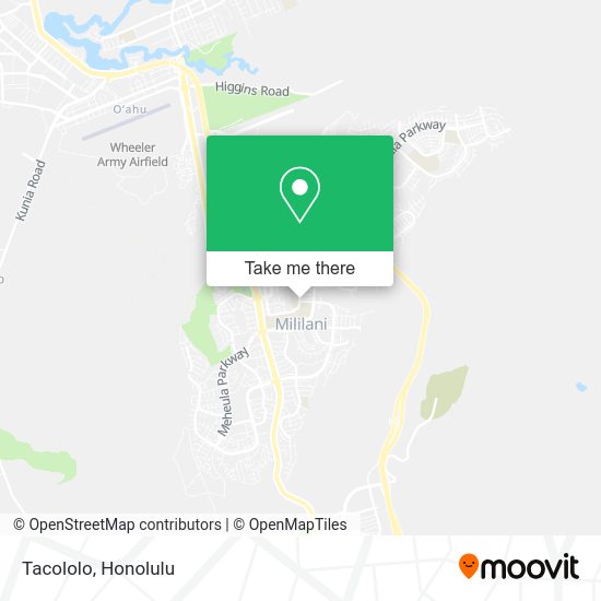 Mapa de Tacololo