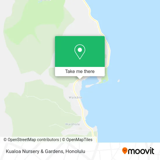 Kualoa Nursery & Gardens map