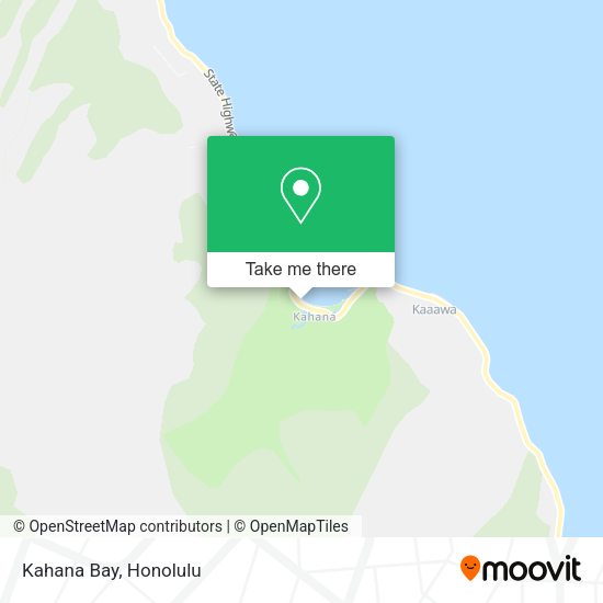 Mapa de Kahana Bay