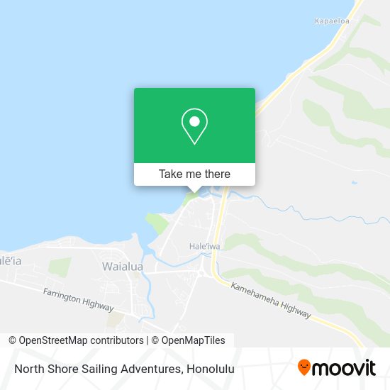 Mapa de North Shore Sailing Adventures