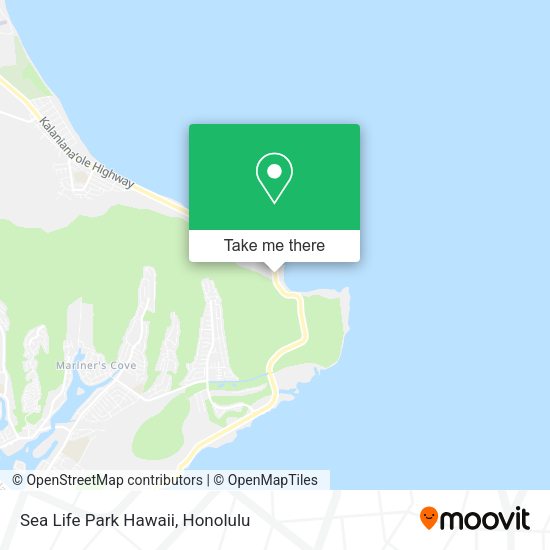 Mapa de Sea Life Park Hawaii