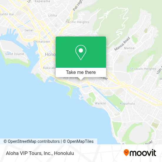 Aloha VIP Tours, Inc. map