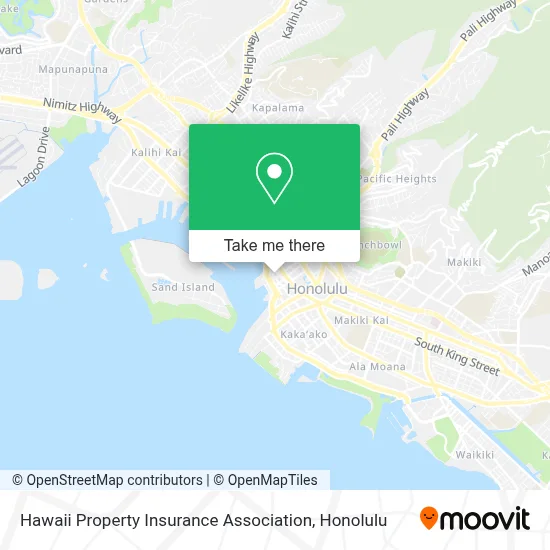 Hawaii Property Insurance Association map