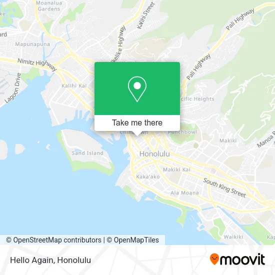 Mapa de Hello Again