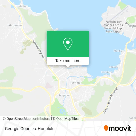 Georgis Goodies map