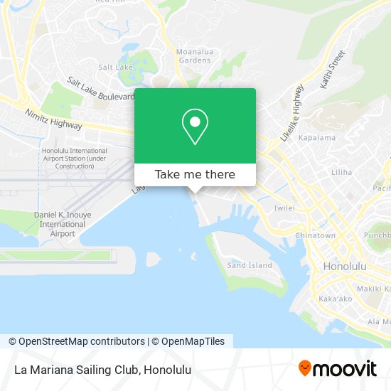 La Mariana Sailing Club map