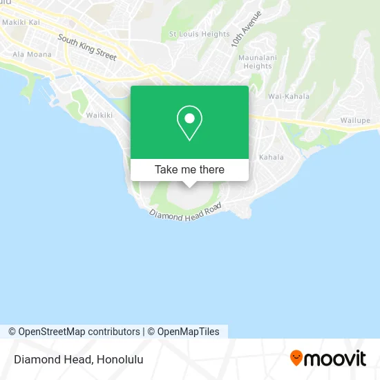 Diamond Head map