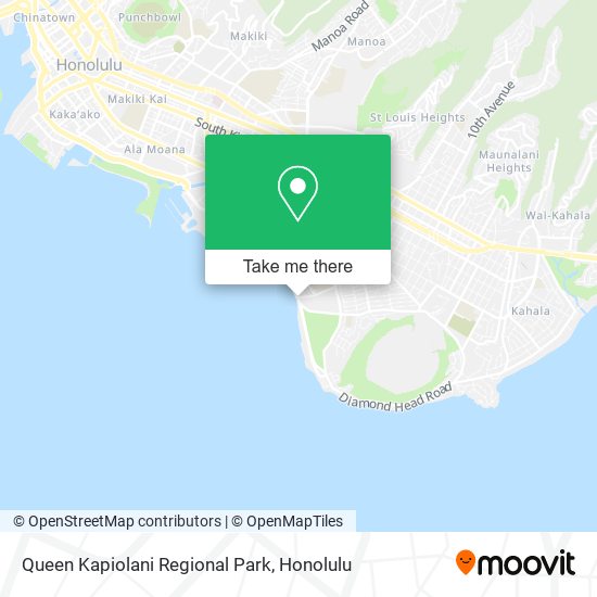 Mapa de Queen Kapiolani Regional Park