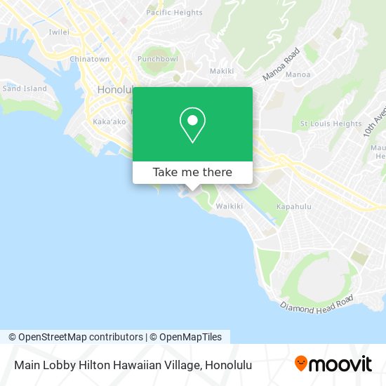 Main Lobby Hilton Hawaiian Village map