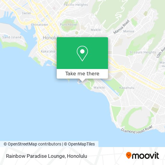 Rainbow Paradise Lounge map