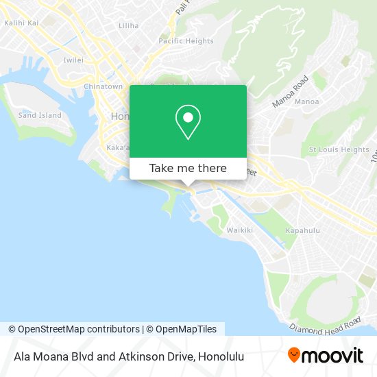 Mapa de Ala Moana Blvd and Atkinson Drive