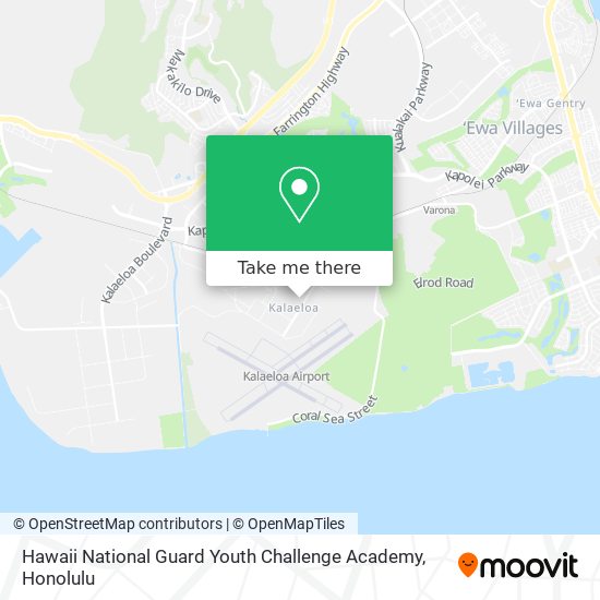 Mapa de Hawaii National Guard Youth Challenge Academy