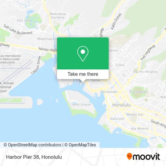 Harbor Pier 38 map