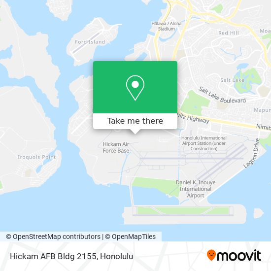 Hickam AFB Bldg 2155 map