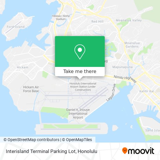 Interisland Terminal Parking Lot map