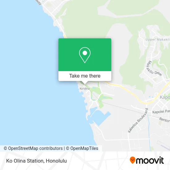 Ko Olina Station map