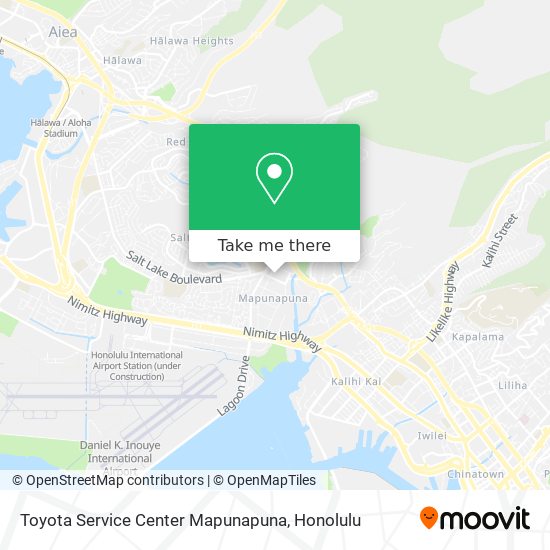 Toyota Service Center Mapunapuna map