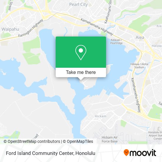 Mapa de Ford Island Community Center