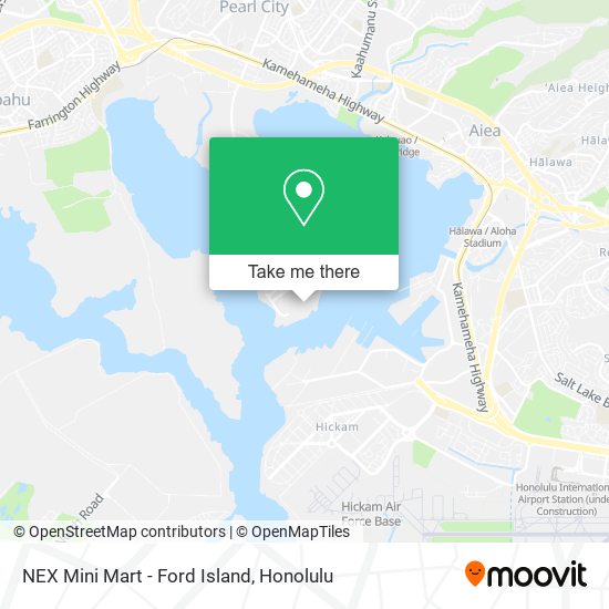 NEX Mini Mart - Ford Island map