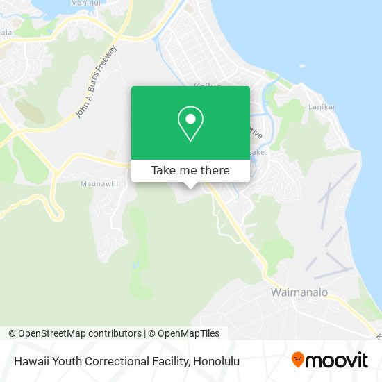 Hawaii Youth Correctional Facility map