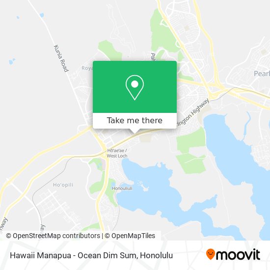 Hawaii Manapua - Ocean Dim Sum map