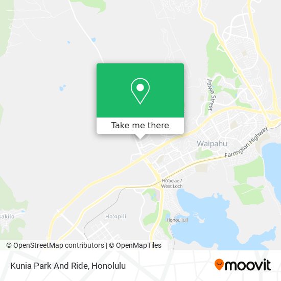 Mapa de Kunia Park And Ride