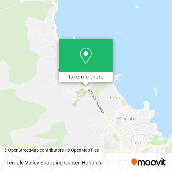 Mapa de Temple Valley Shopping Center