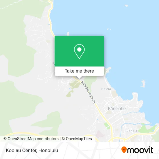 Koolau Center map