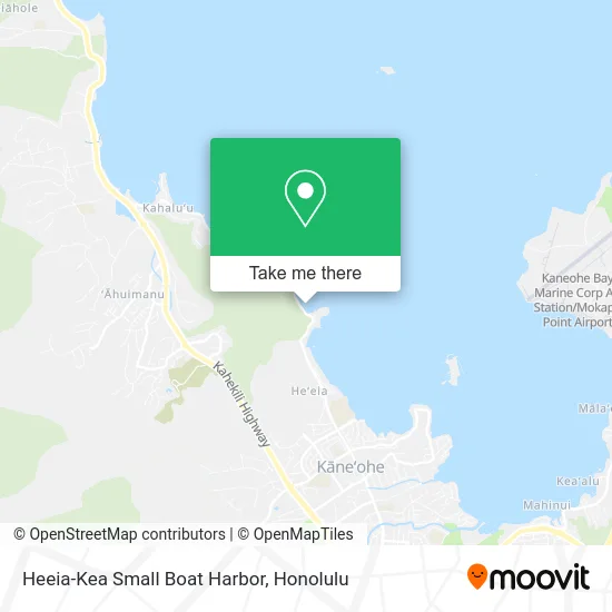 Heeia-Kea Small Boat Harbor map