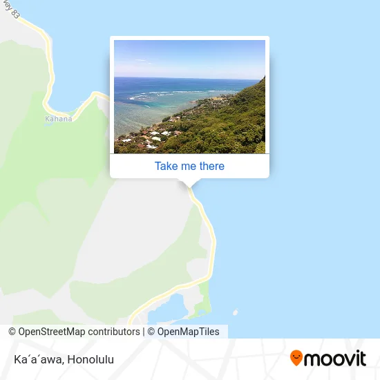Kaʻaʻawa map