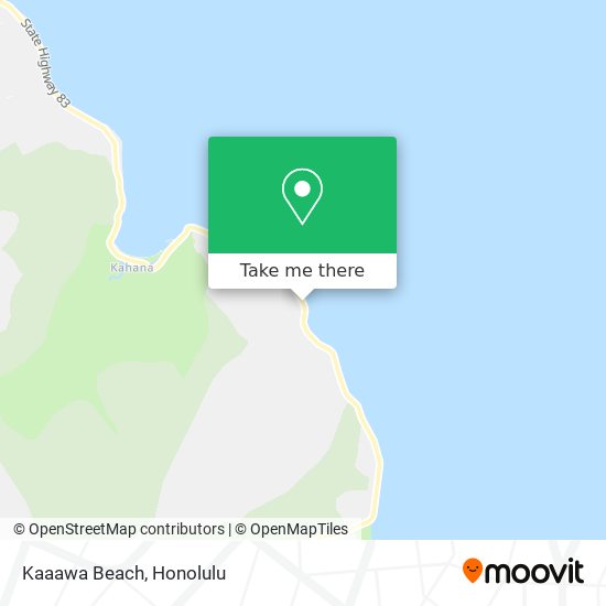 Mapa de Kaaawa Beach