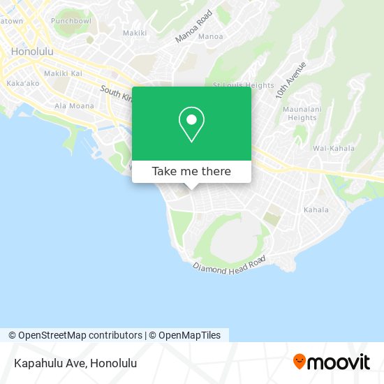 Mapa de Kapahulu Ave