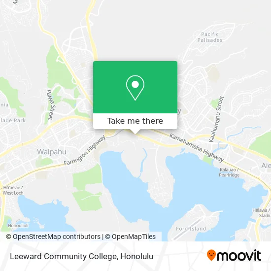 Leeward Community College Campus Map How To Get To Leeward Community College In Honolulu By Bus?