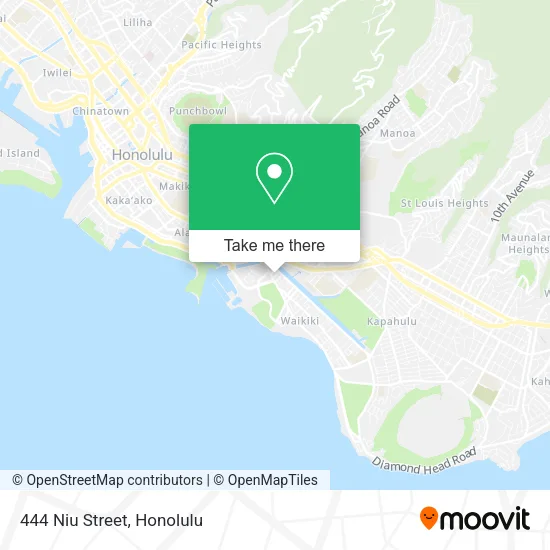 Mapa de 444 Niu Street