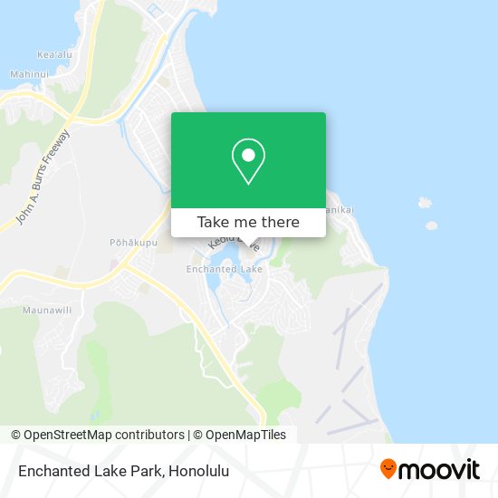 Mapa de Enchanted Lake Park