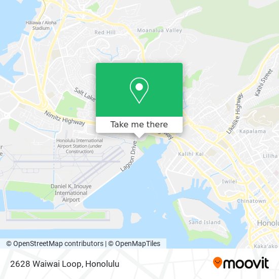 Mapa de 2628 Waiwai Loop