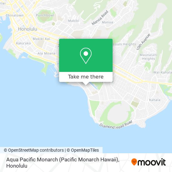 Mapa de Aqua Pacific Monarch (Pacific Monarch Hawaii)