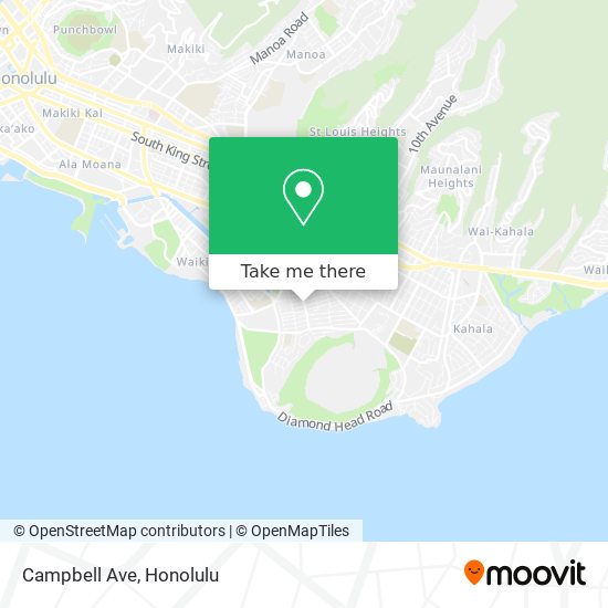 Mapa de Campbell Ave