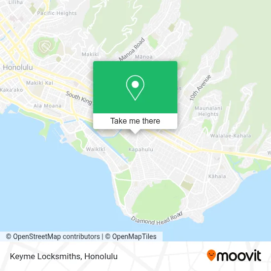 Keyme Locksmiths map
