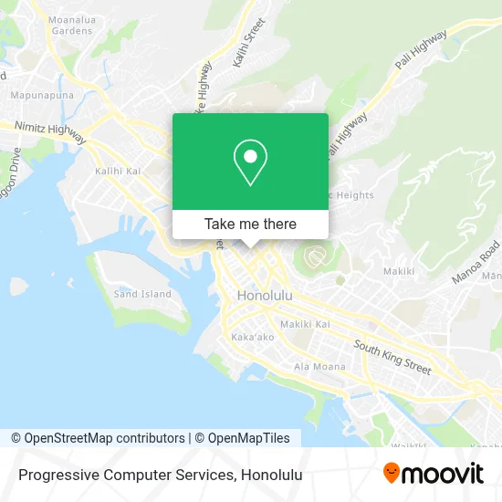 Progressive Computer Services map