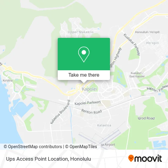 Ups Access Point Location map