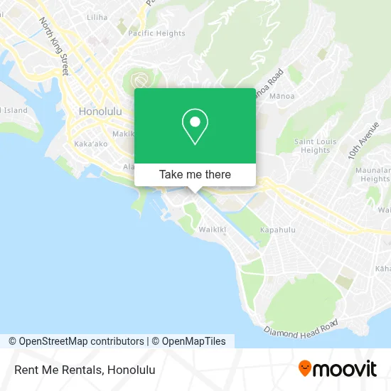 Rent Me Rentals map