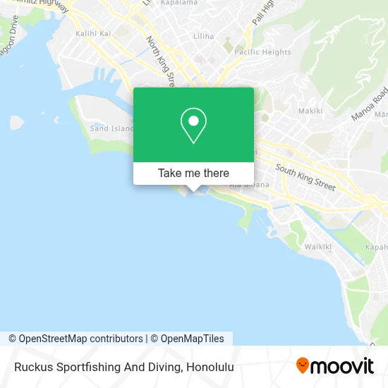 Ruckus Sportfishing And Diving map