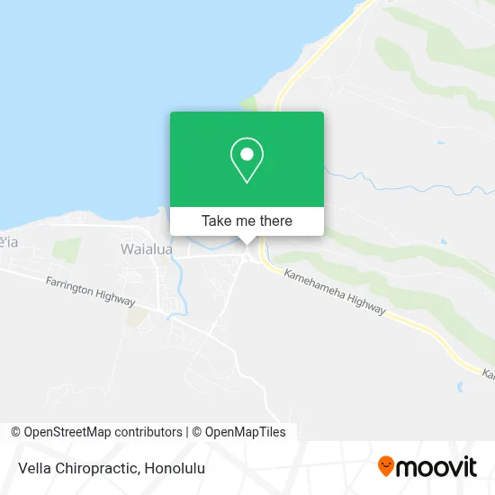 Vella Chiropractic map