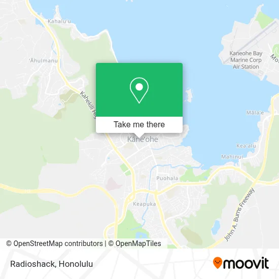Radioshack map